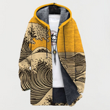 Océane | Veste à Motif Vagues