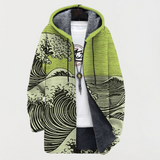 Océane | Veste à Motif Vagues