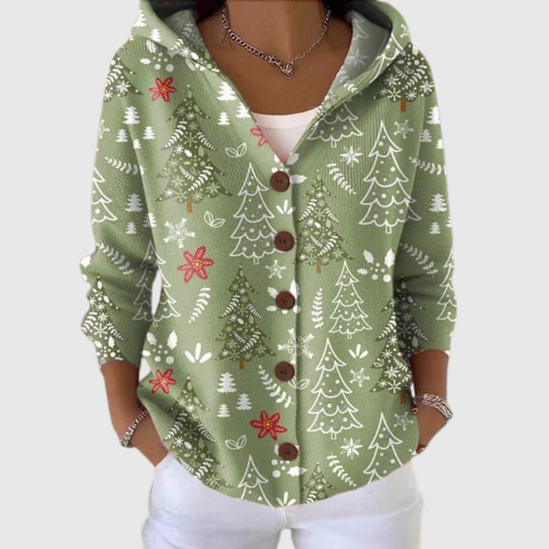 Clara - Veste en Tricot avec Capuche