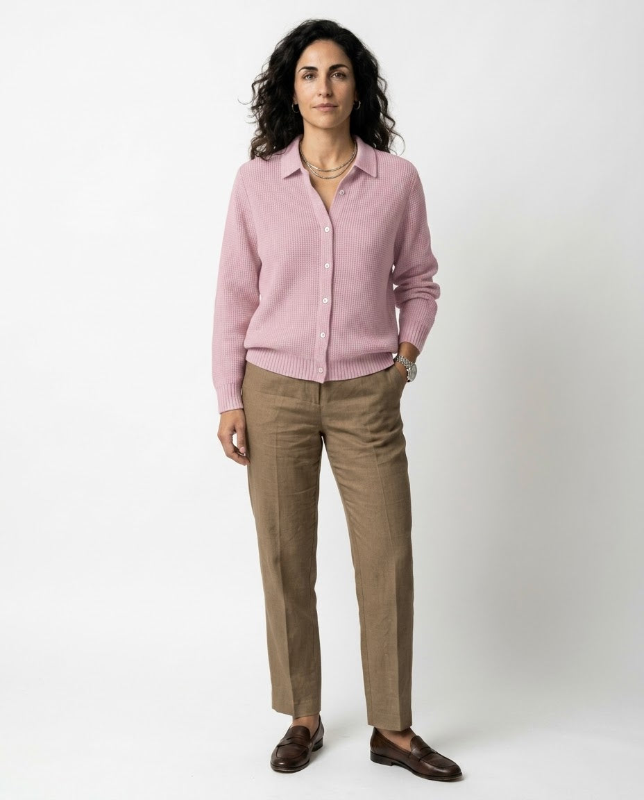 Renata - Veste en Tricot avec Boutons
