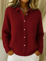 Renata - Veste en Tricot avec Boutons