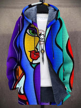 Cormac | Cardigan artistique à capuche