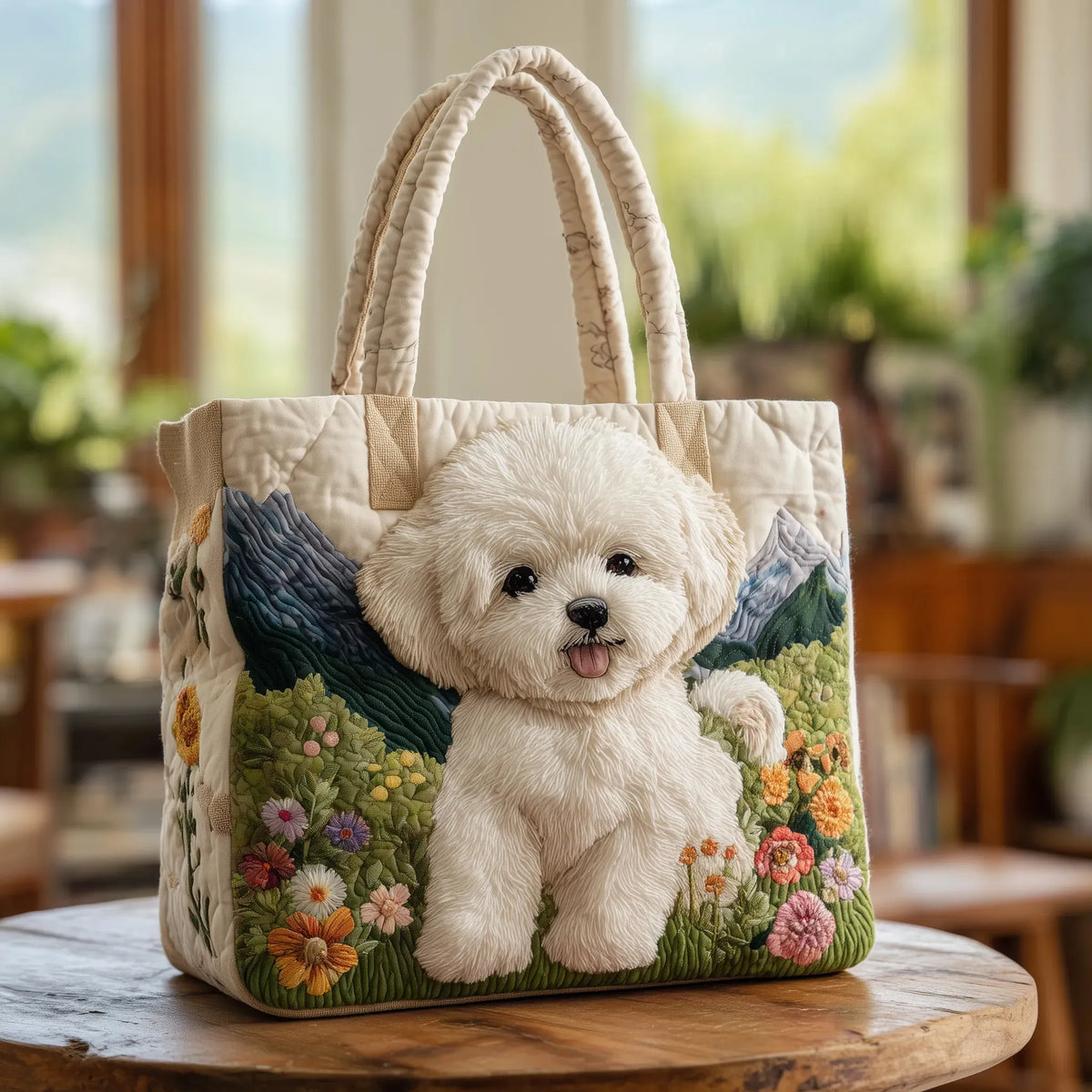 Sac Tote Matelassé - Chien Enchanté