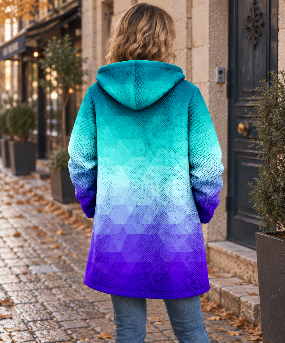 Solène | Veste à Capuche Dégradée