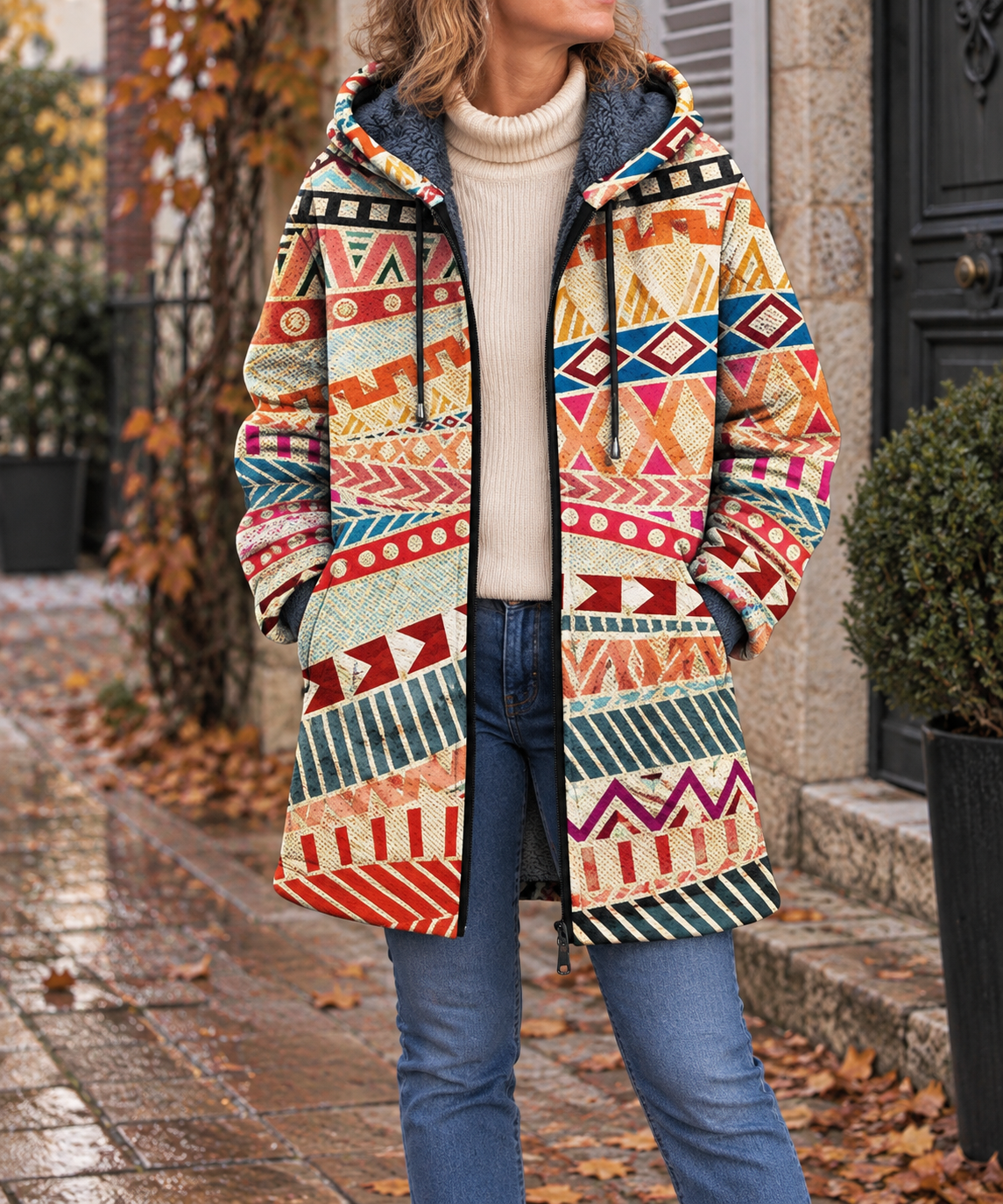 Mariette | Veste à Motifs Bohèmes