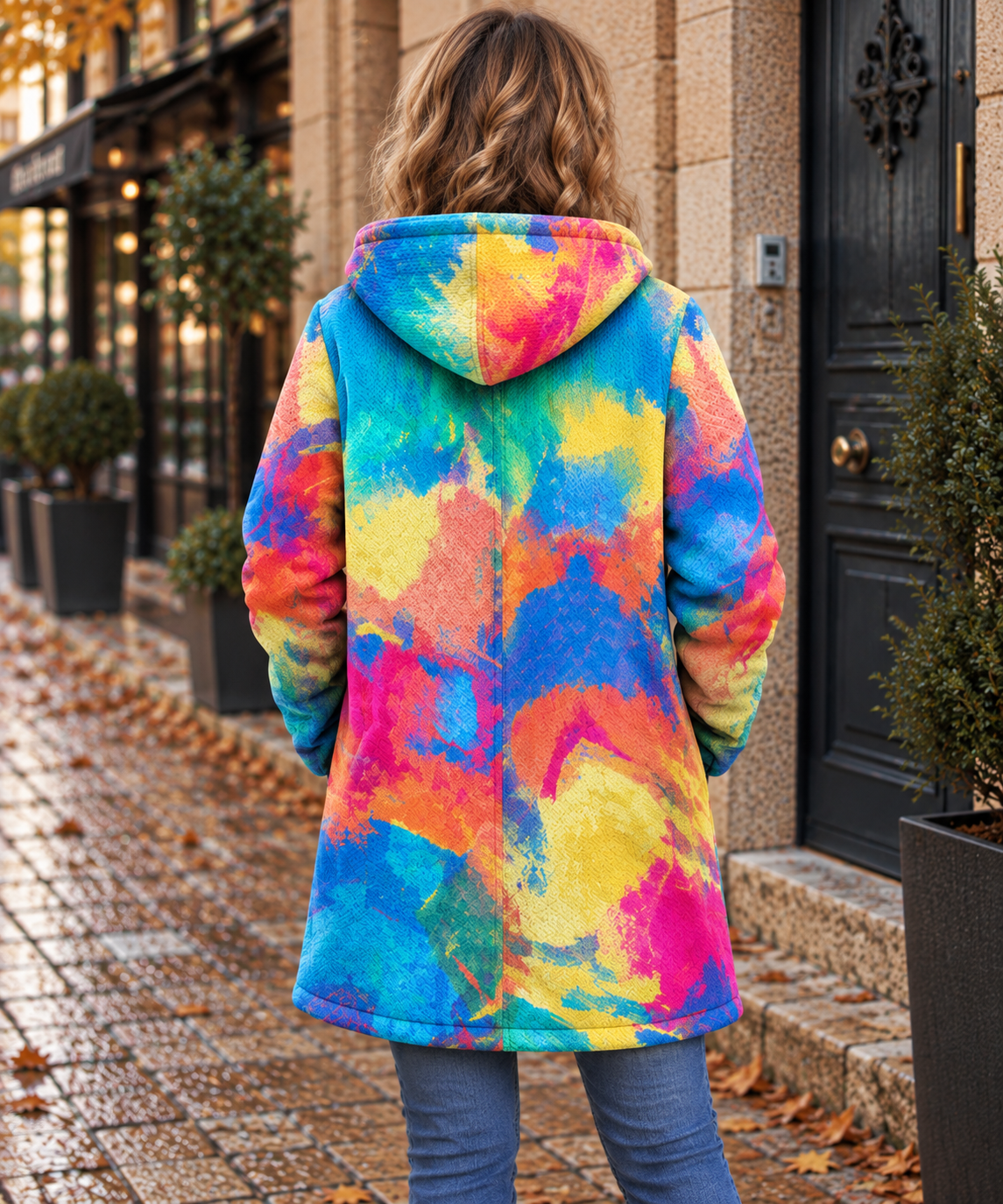 Apolline | Veste à Capuche Artistique