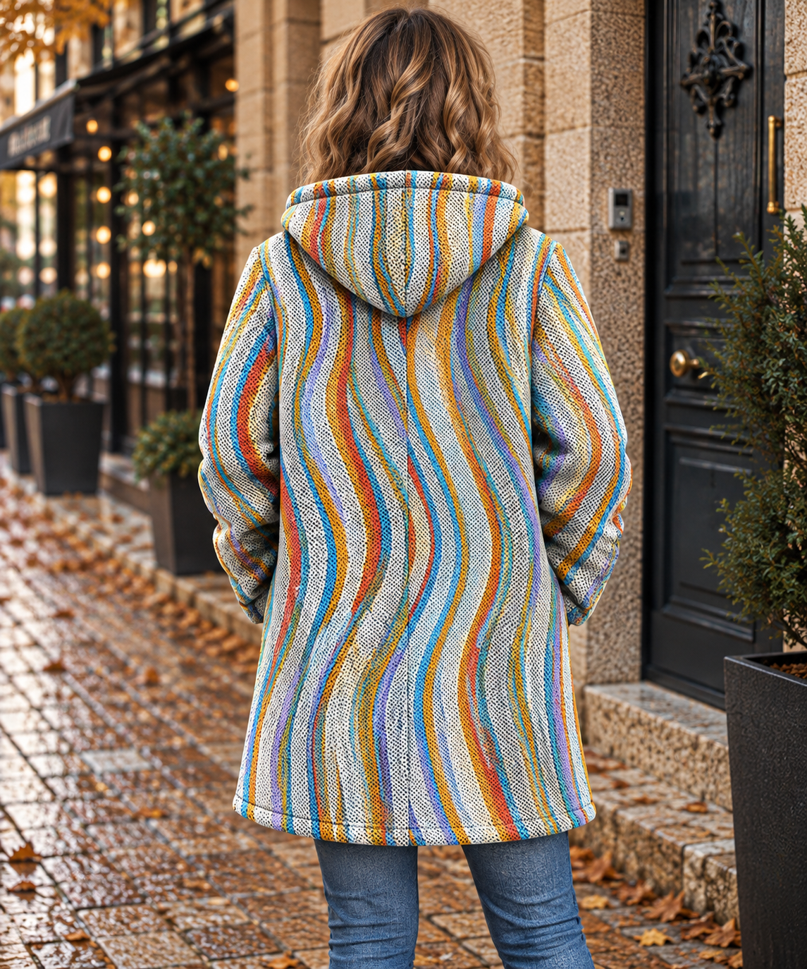Rosalie | Veste à Rayures Colorées