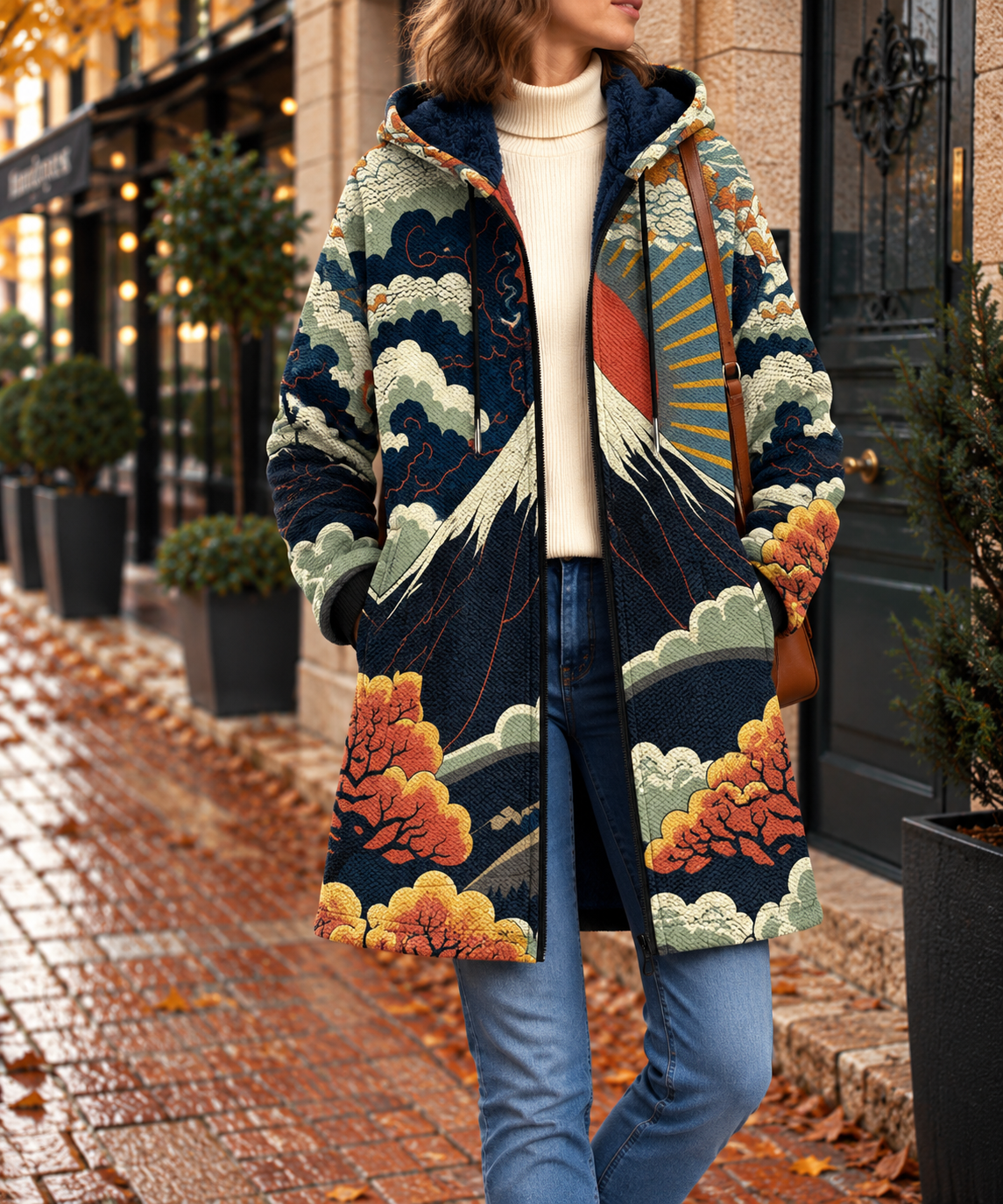 Sophie | Sweat-shirt Motif Lever de Soleil