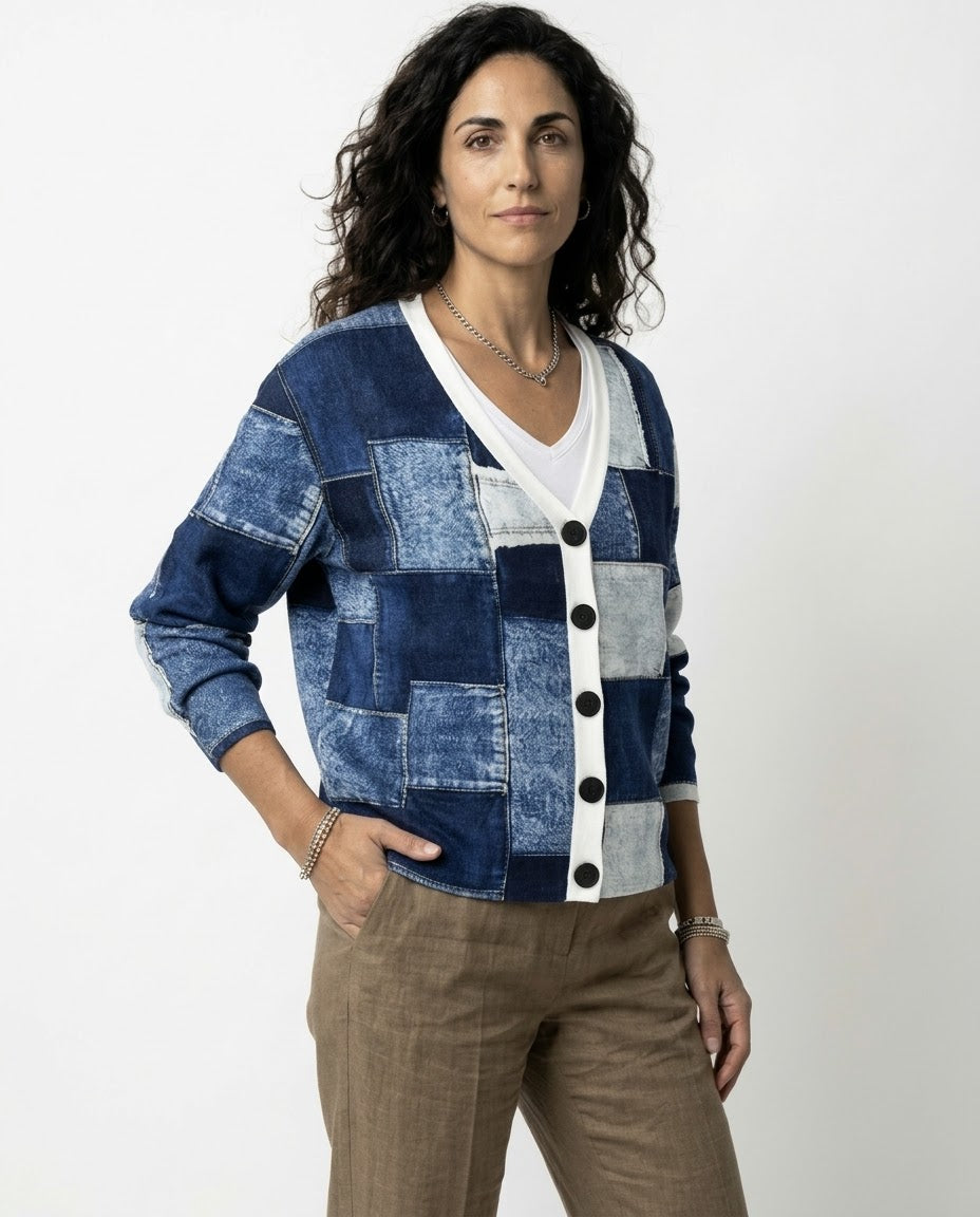 Begoña - Veste en Tricot avec Boutons