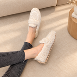 Lou | Pantoufles en Teddy Doux