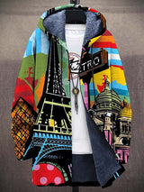 Emerson | Veste zippée à capuche artistique