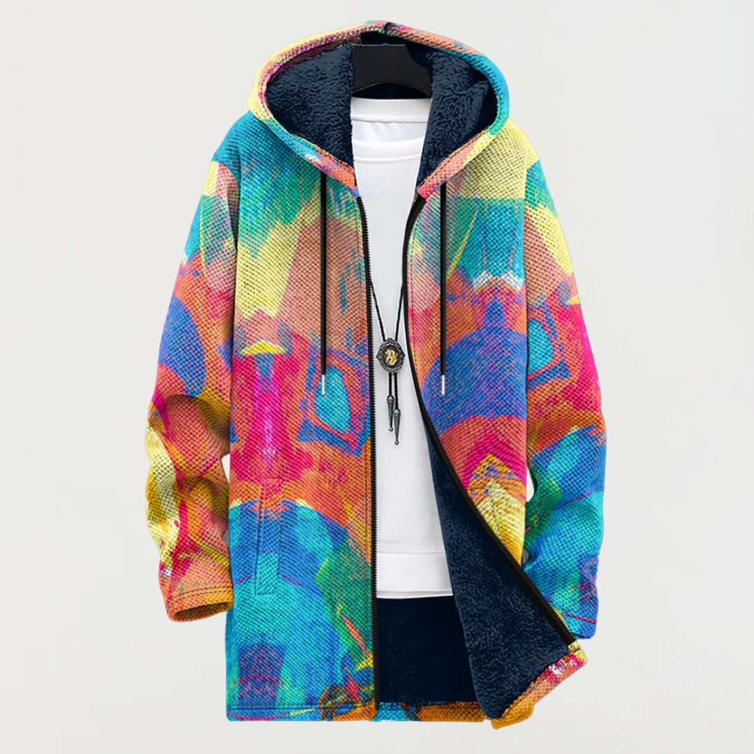 Apolline | Veste à Capuche Artistique