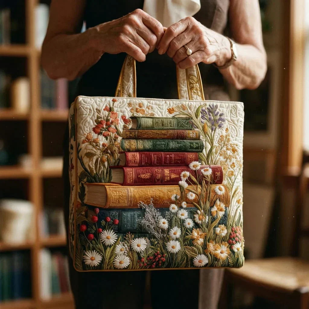 Sac Tote Rembourré - Motif Floral