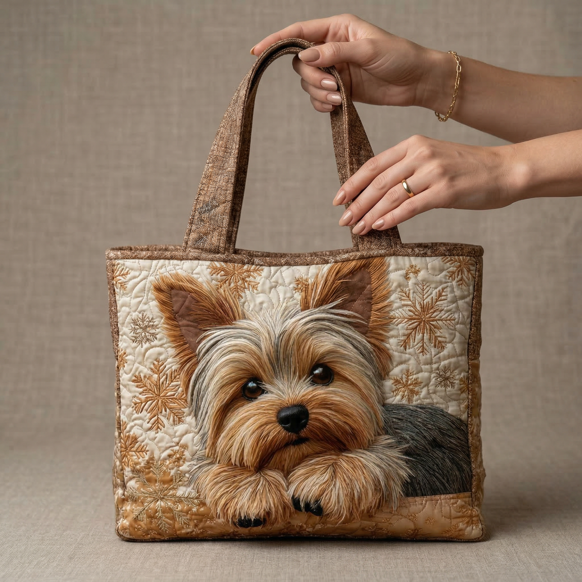 Sac Tote Rembourré - Adorable Yorkshire