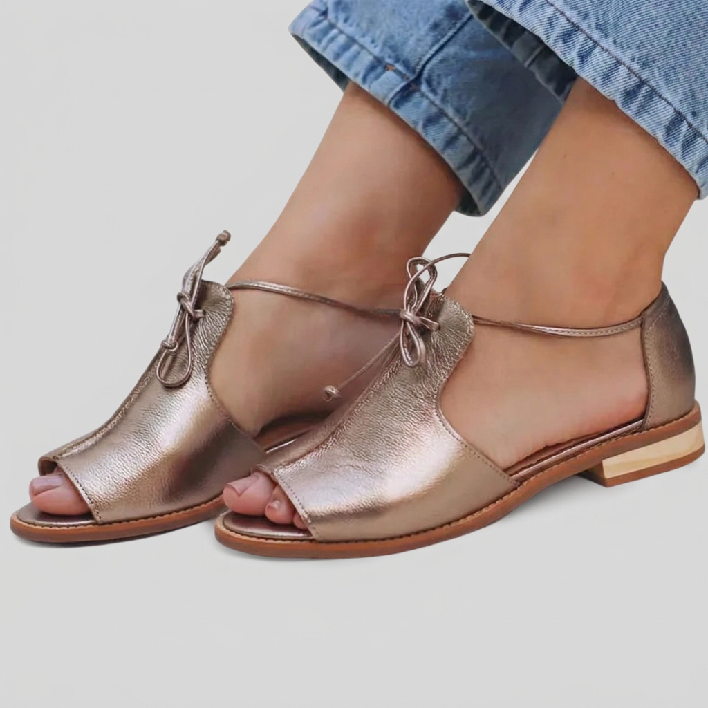 Juliette™ | SANDALES EN CUIR À BRIDES.